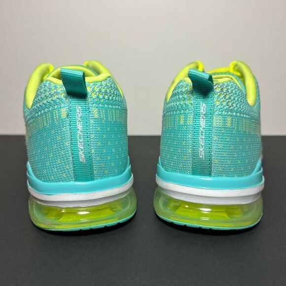 Womens SKECHERS Skech-Air Infinity Wild Card Aqua Blue Sneakers / Size 9.5 - Picture 4 of 9